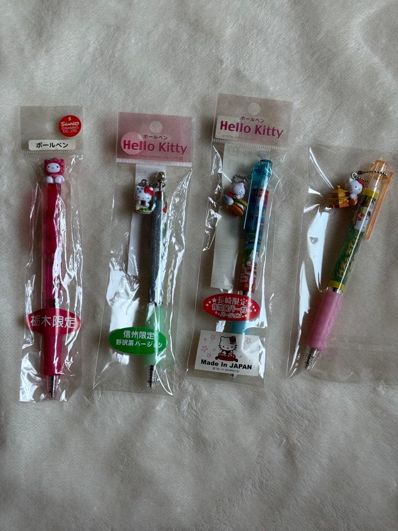 Hello Kitty ボールペンセット ご当地キティ