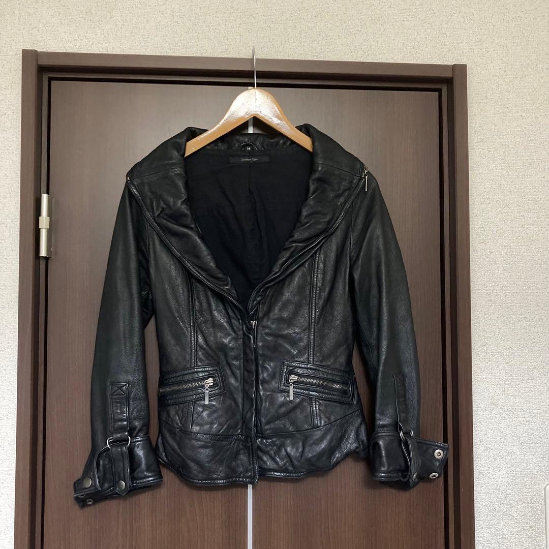 y2k 00s archive レザーガスマスクジャケット 38美品