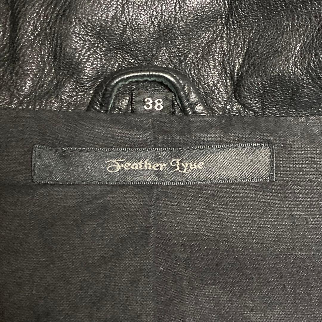 y2k 00s archive レザーガスマスクジャケット 38美品