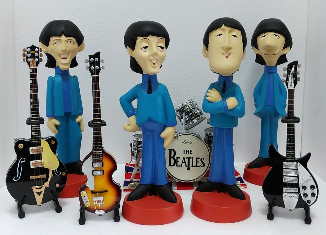 ビートルズ CARTOONアニメ大型人形♣USA1985年ディスプレイビンテージ