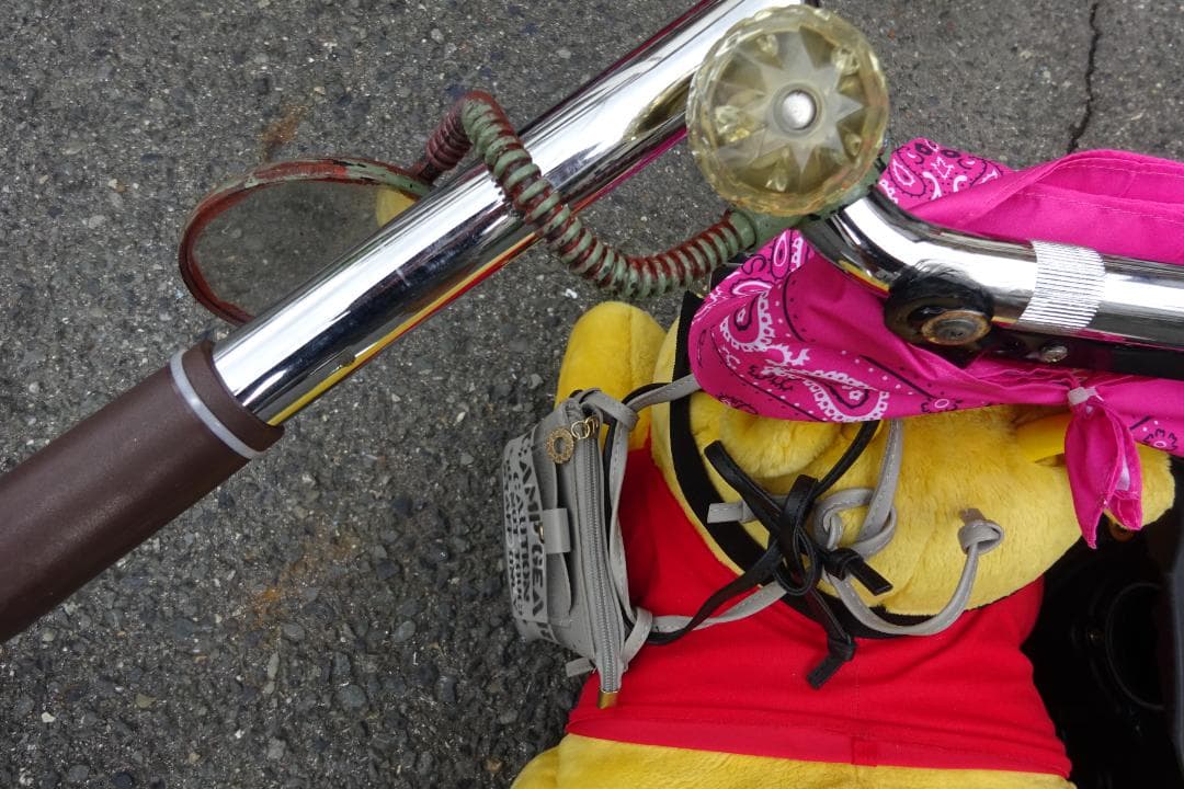 キッズカート くまのープー ハーレー 子供用バイク ディスプレイ品 面白い