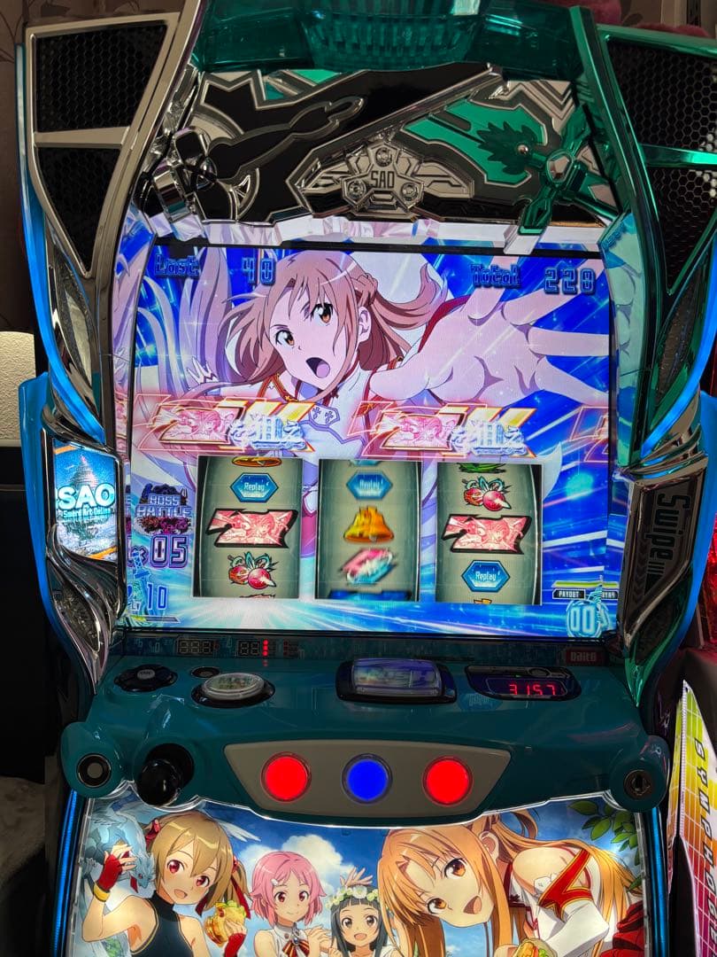 パチスロ　スロット　実機　ソードアート・オンライン ピクニックパネル　スマスロ
