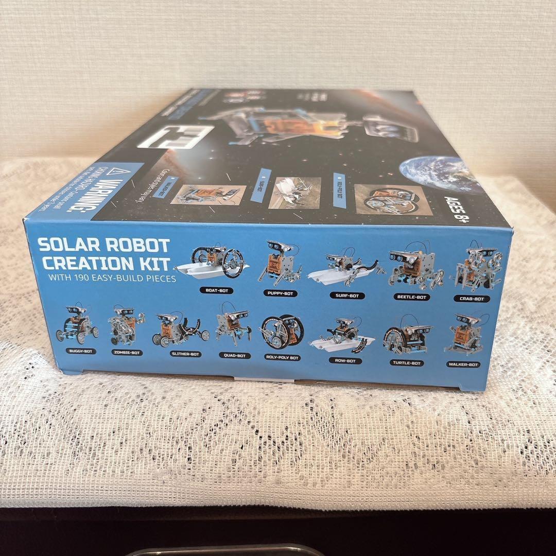 プログラミング おもちゃ 13-in-1 ソーラーロボットキット 組み立て式