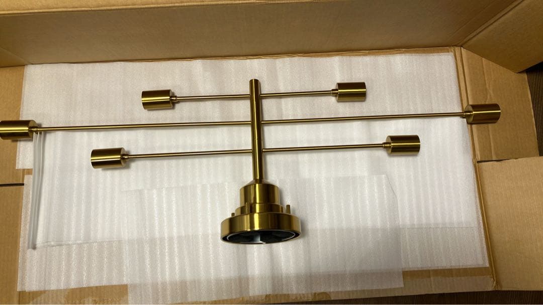 unicoシーリングライト Astre別注カラー　 ゴールド〔LED電球付き〕