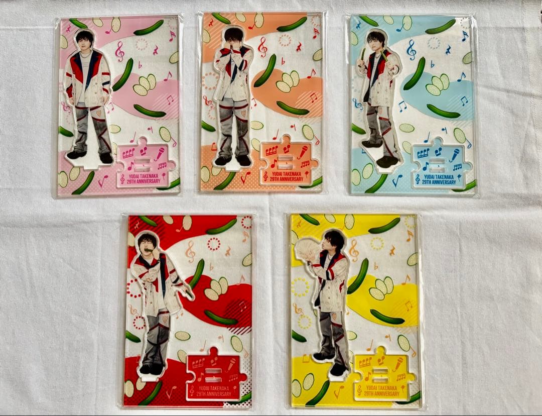 竹中雄大　アクリルスタンド　10種コンプリートセット