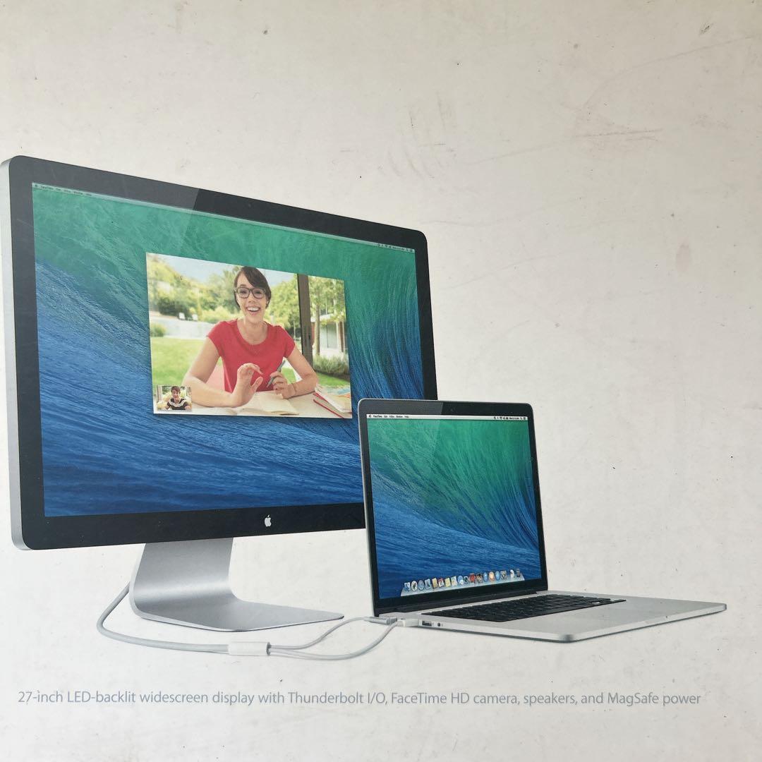 美品希少品Apple Thunderbolt Display 27インチ外箱付き