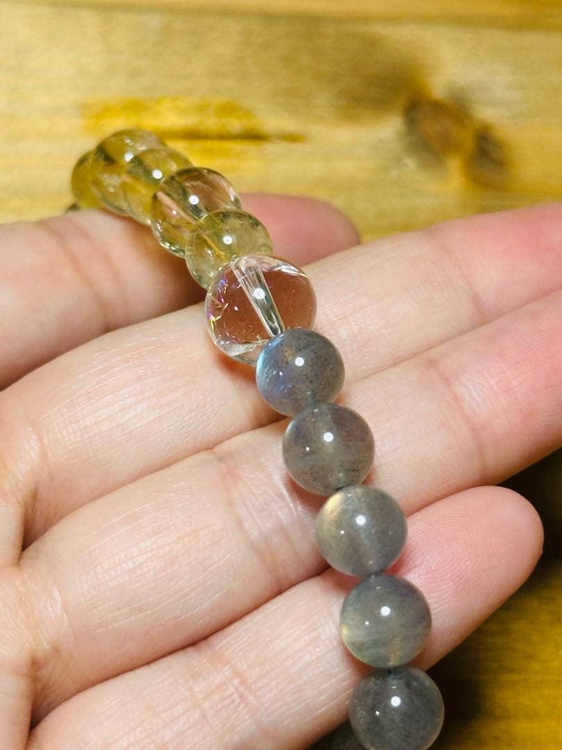 ユニドロブレスレット　イエロー系