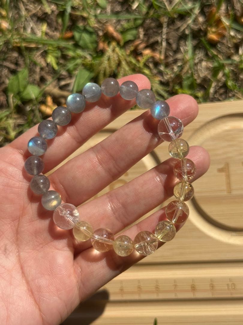 ユニドロブレスレット　イエロー系