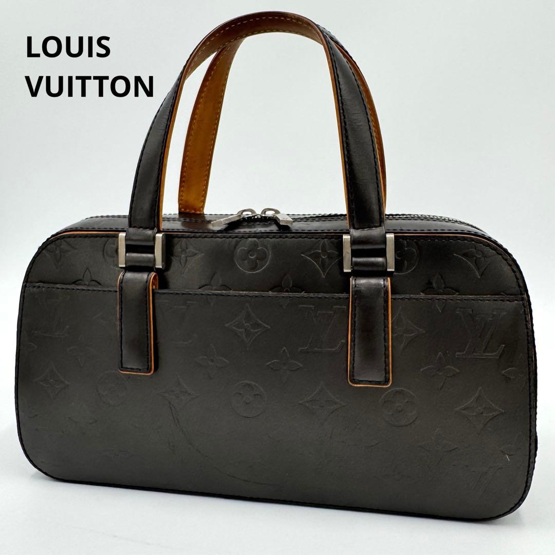 ルイヴィトン モノグラム マット シェルトン ハンドバッグ ノワール