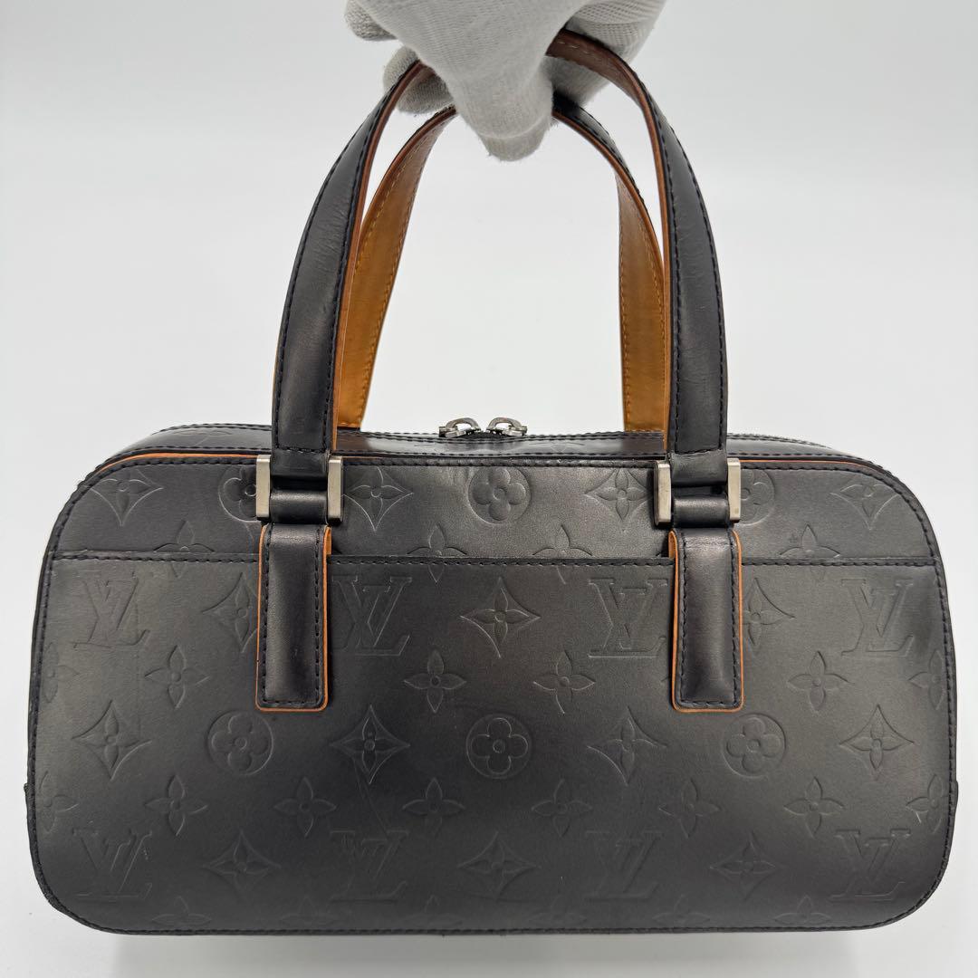 ルイヴィトン モノグラム マット シェルトン ハンドバッグ ノワール