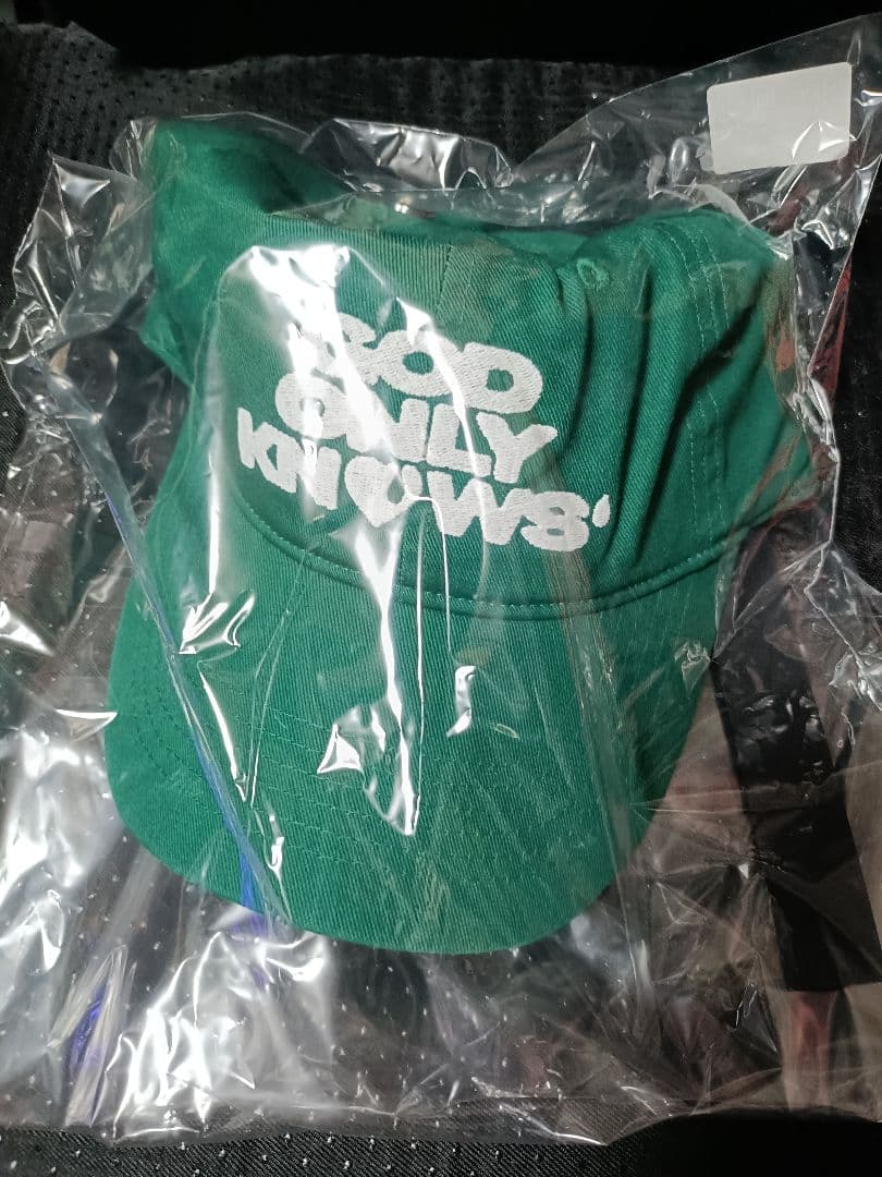 GOD ONLY KNOWS ロゴキャップ　グリーン　岩田剛典着用カラー