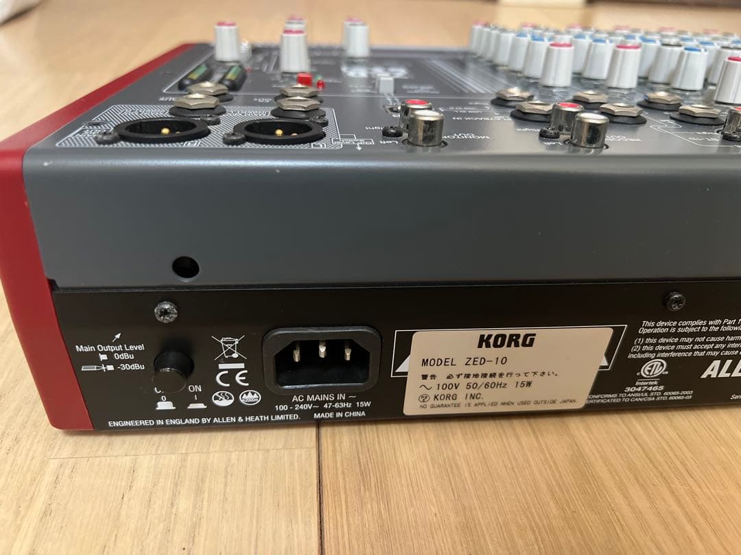【超美品】ALLEN&HEATH ZED10 アナログミキサー