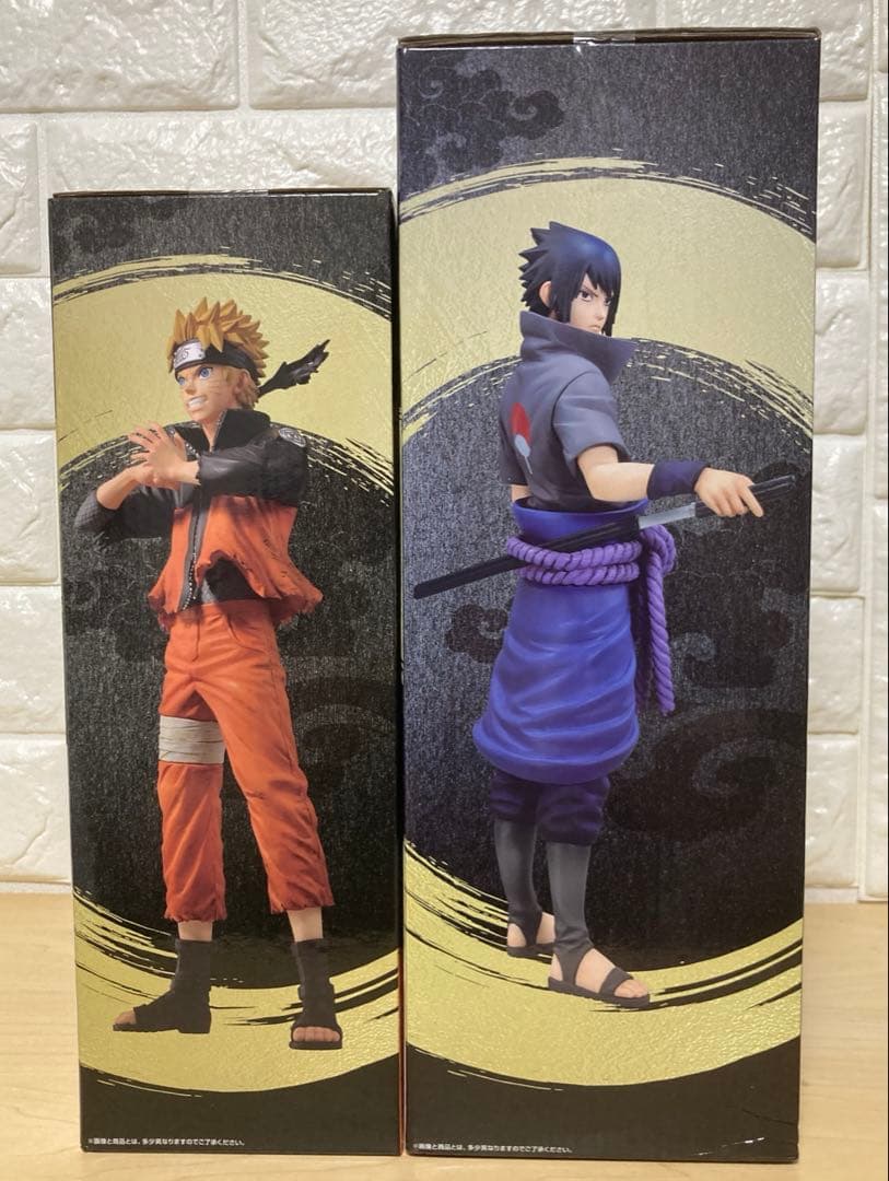 【未開封】NARUTO フィギュア　一番くじ　忍ノ絆　A B ナルト　サスケ