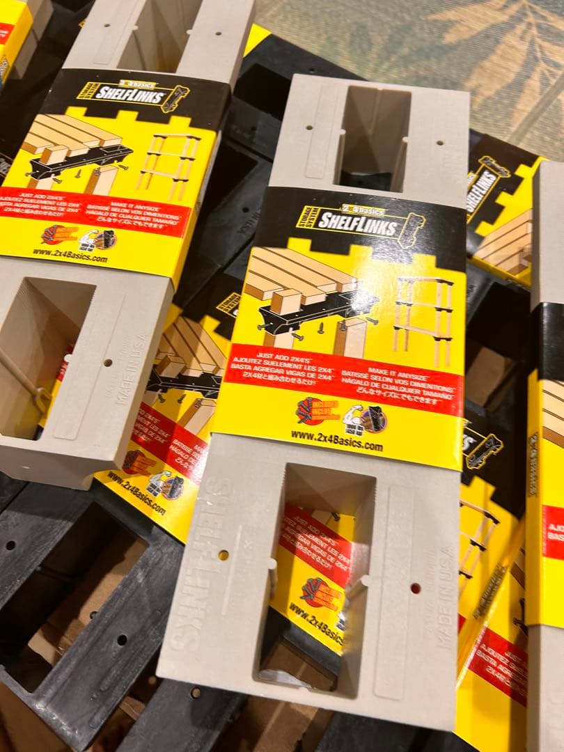 シェルフリンクス 12個 usa 2×4 ラック shelflinksdiy 棚