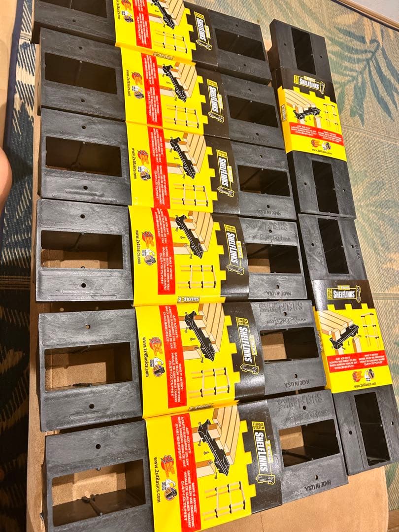 シェルフリンクス 12個 usa 2×4 ラック shelflinksdiy 棚