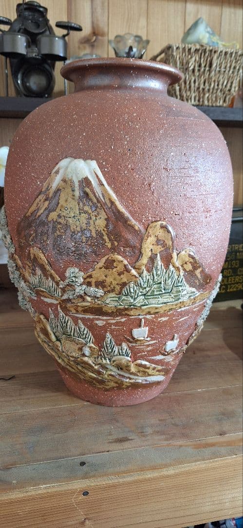 新品　信楽焼　壺