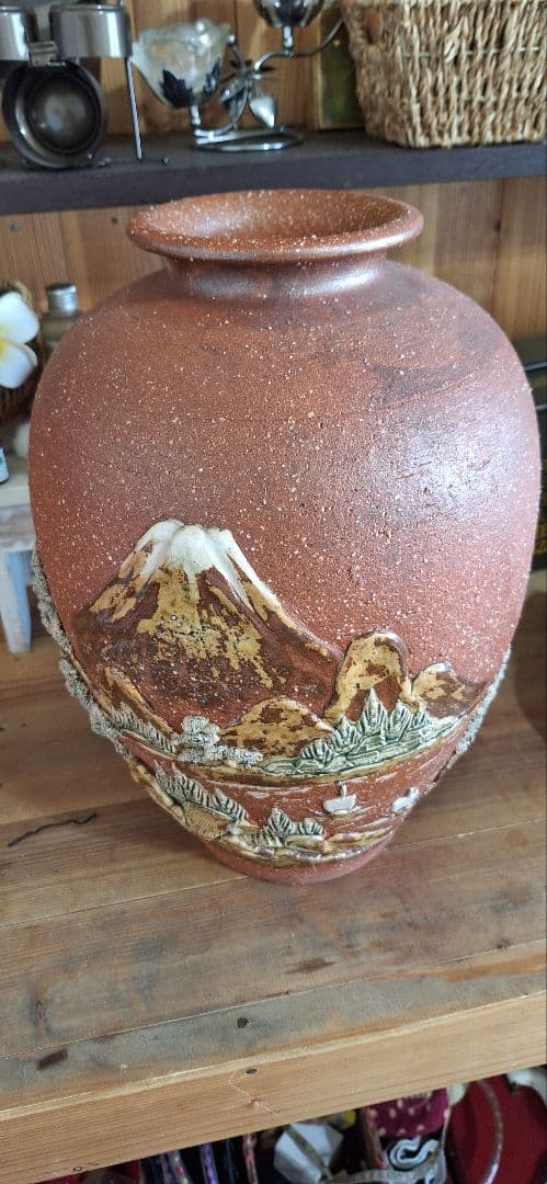 新品　信楽焼　壺