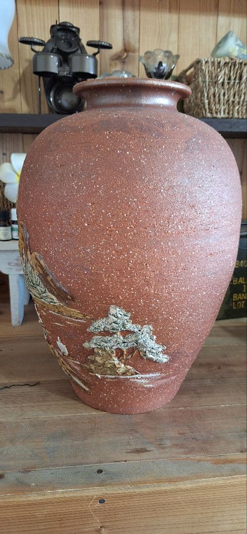 新品　信楽焼　壺