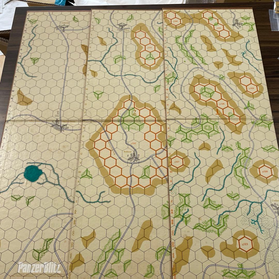 PanzerBlitz パンツァーブリッツ　ボードゲーム