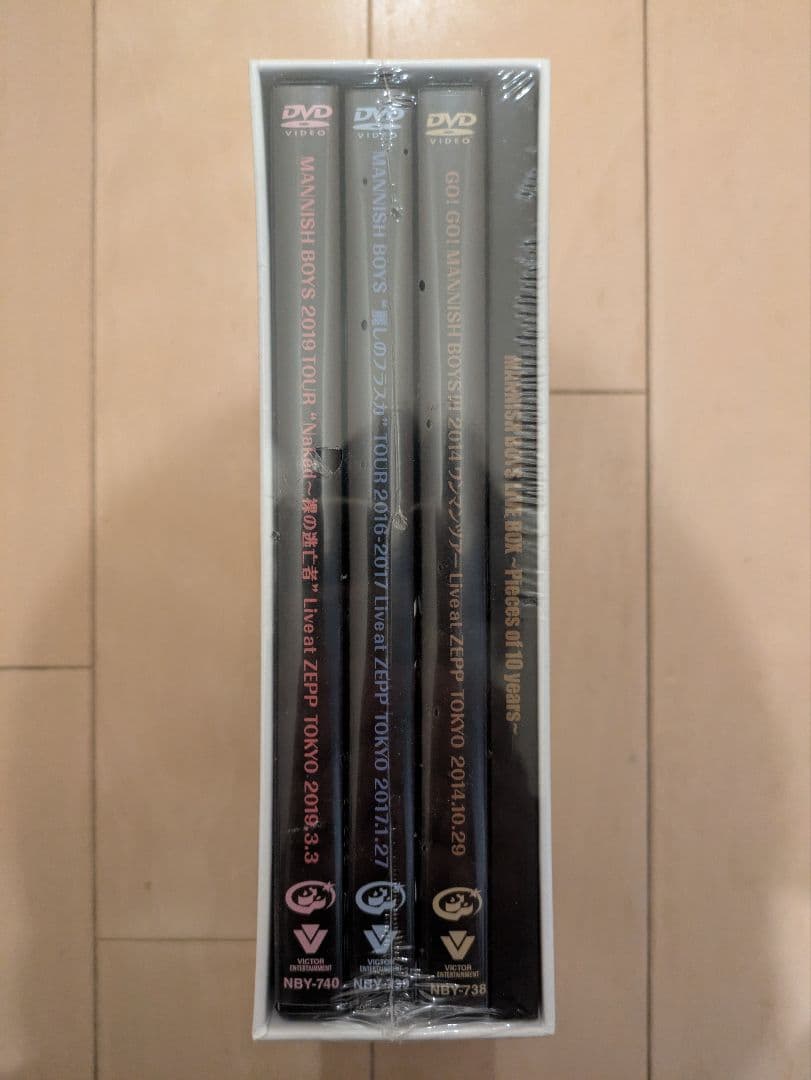 新品未開封 MANNISH BOYS LIVE BOX 斉藤和義×中村達也