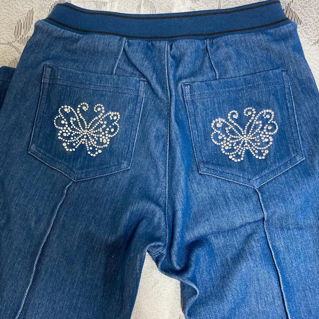 新品 今季 ANNA SUI mini フレアパンツ 140