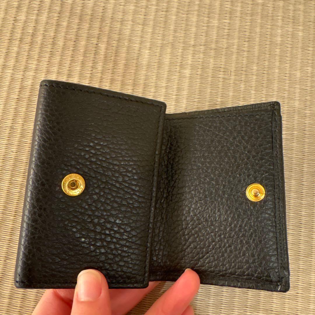 GUCCI 三つ折り財布　GG