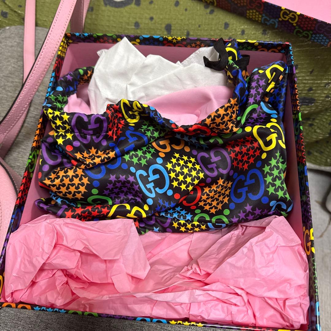 GUCCI グッチ GG サイケデリック マルチカラー ショルダー バッグ