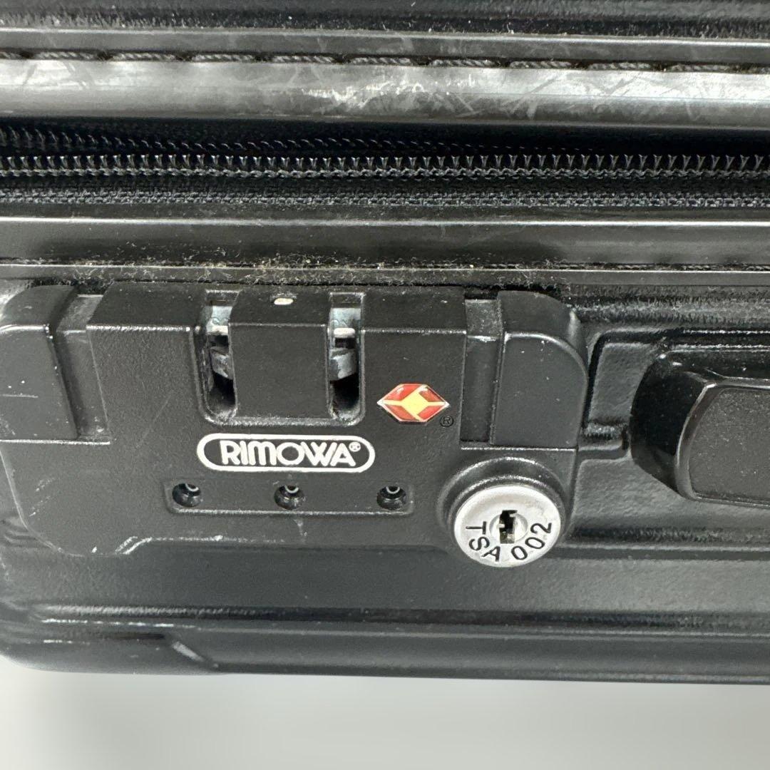 RIMOWA ブラック ストライプ 2輪キャリーケース