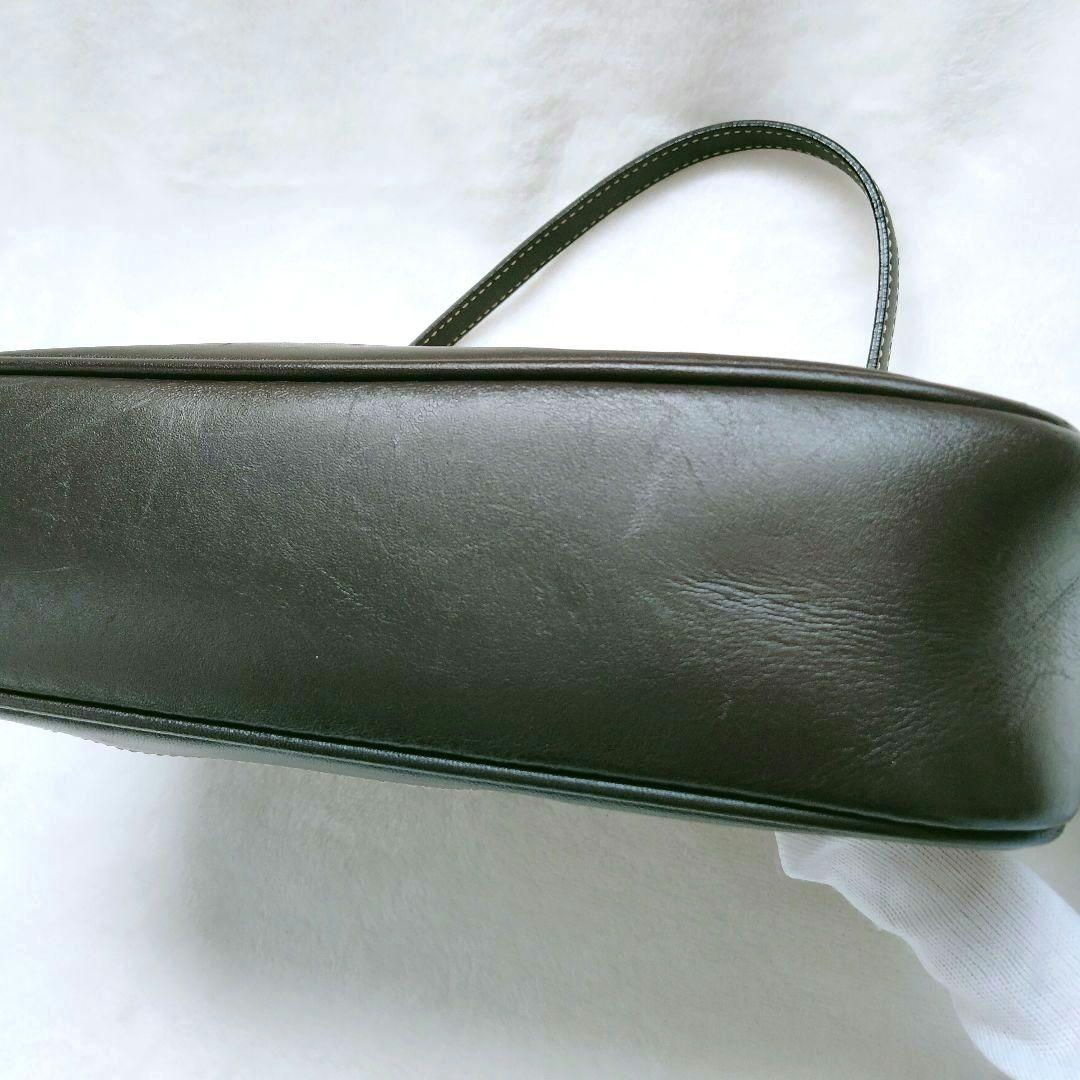 コーチ アクセサリーポーチ ハンドバッグ キャンバス レザー シグネチャー