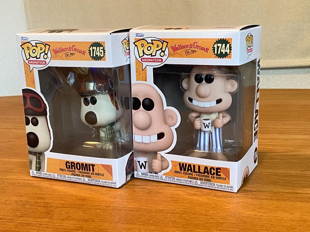 ウォレス＆グルミット フィギュア 2体セット FUNKO POP クレイアニメ