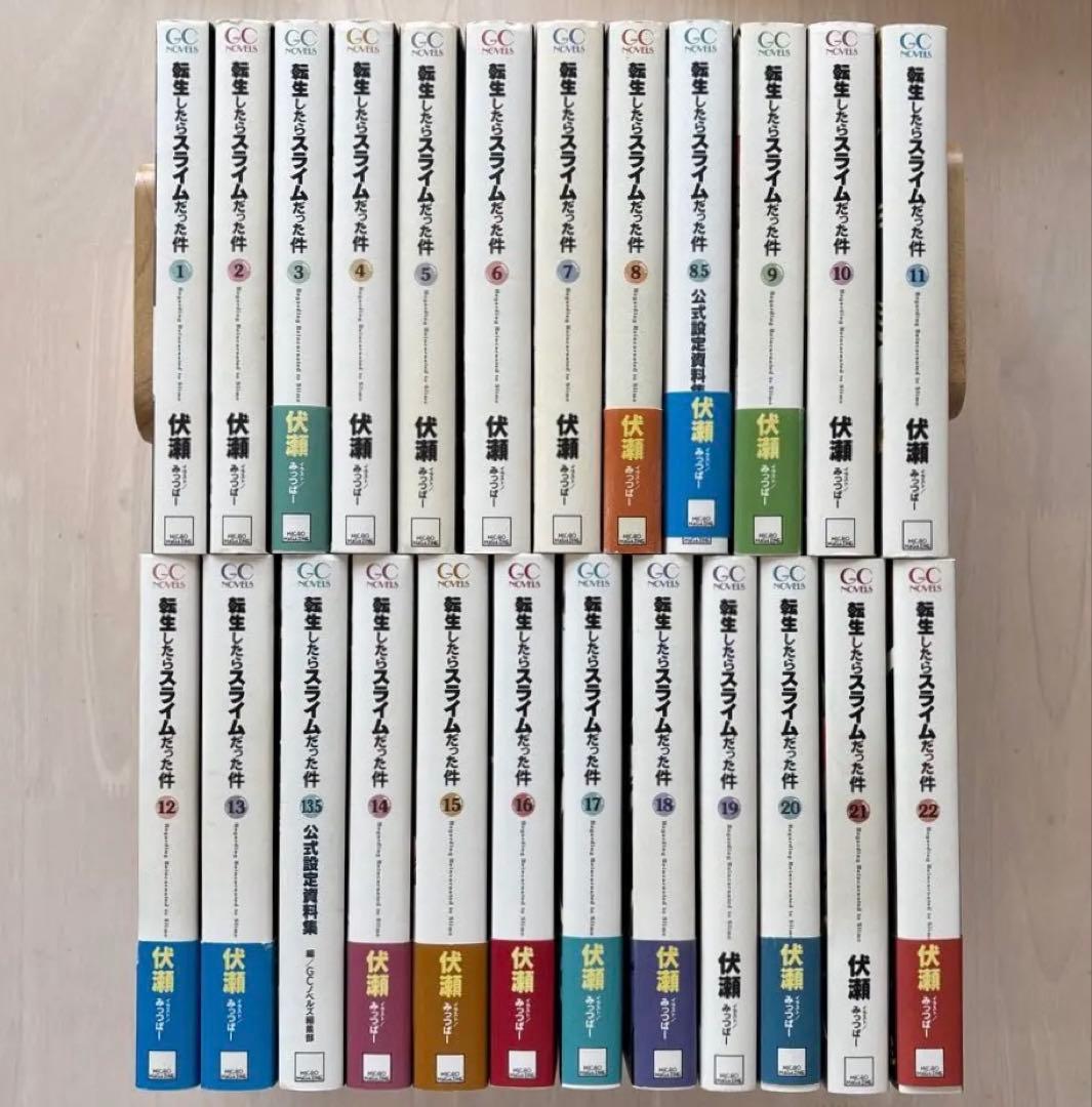 【全巻セット】転生したらスライムだった件 1−22巻全巻＋8.5巻+13.5巻