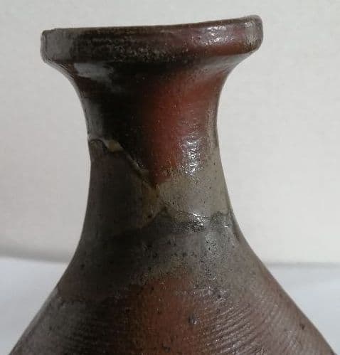 (専用)古唐津　川古徳利(首修理)