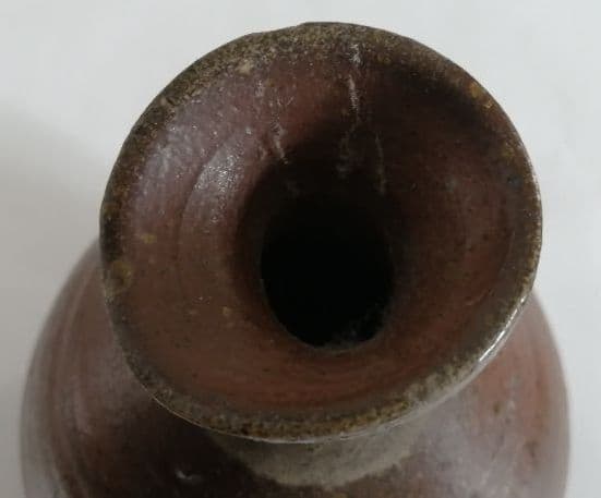 (専用)古唐津　川古徳利(首修理)