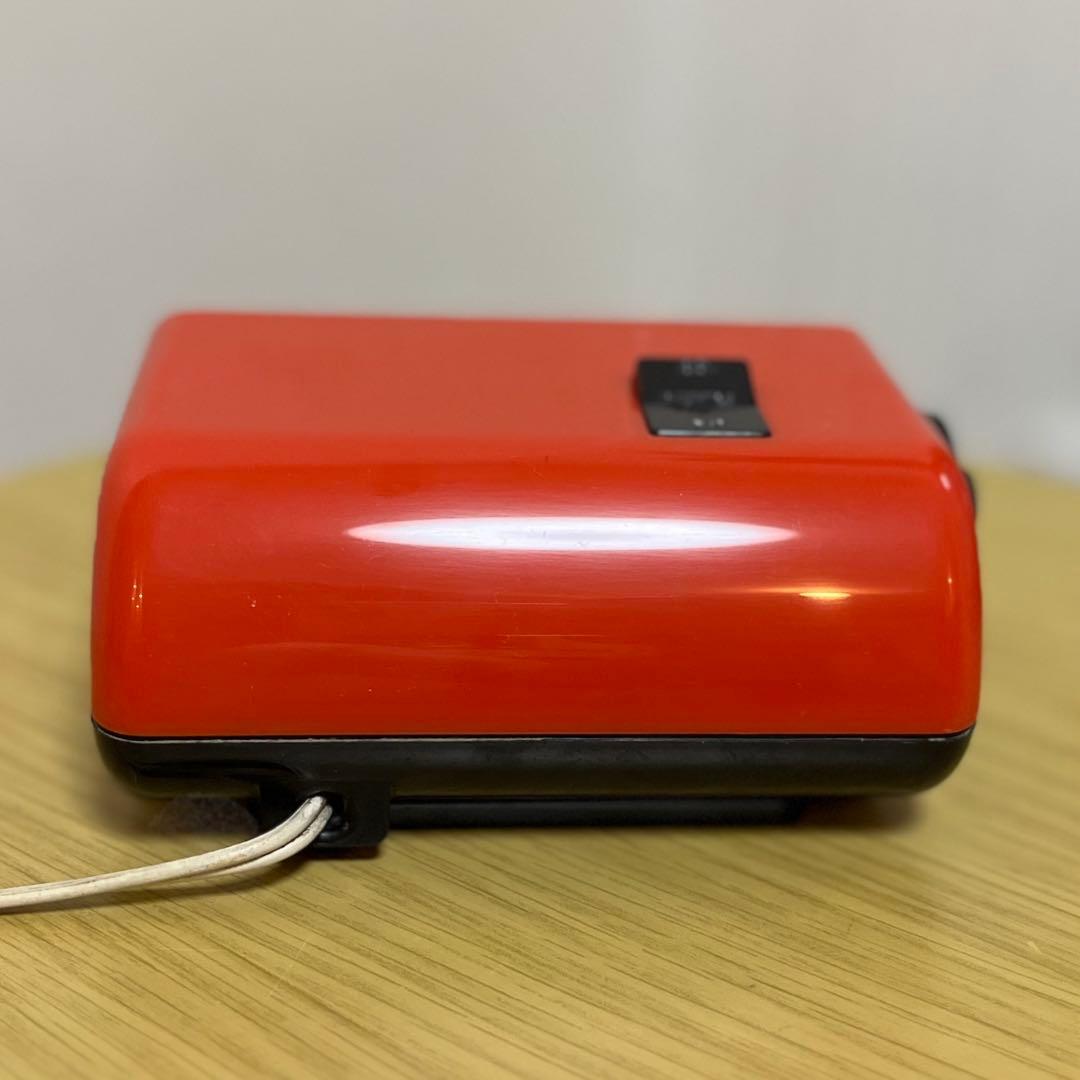 【整備済み動作正常】 CITIZEN パタパタ時計 ハイリーフ・カーチス 赤色