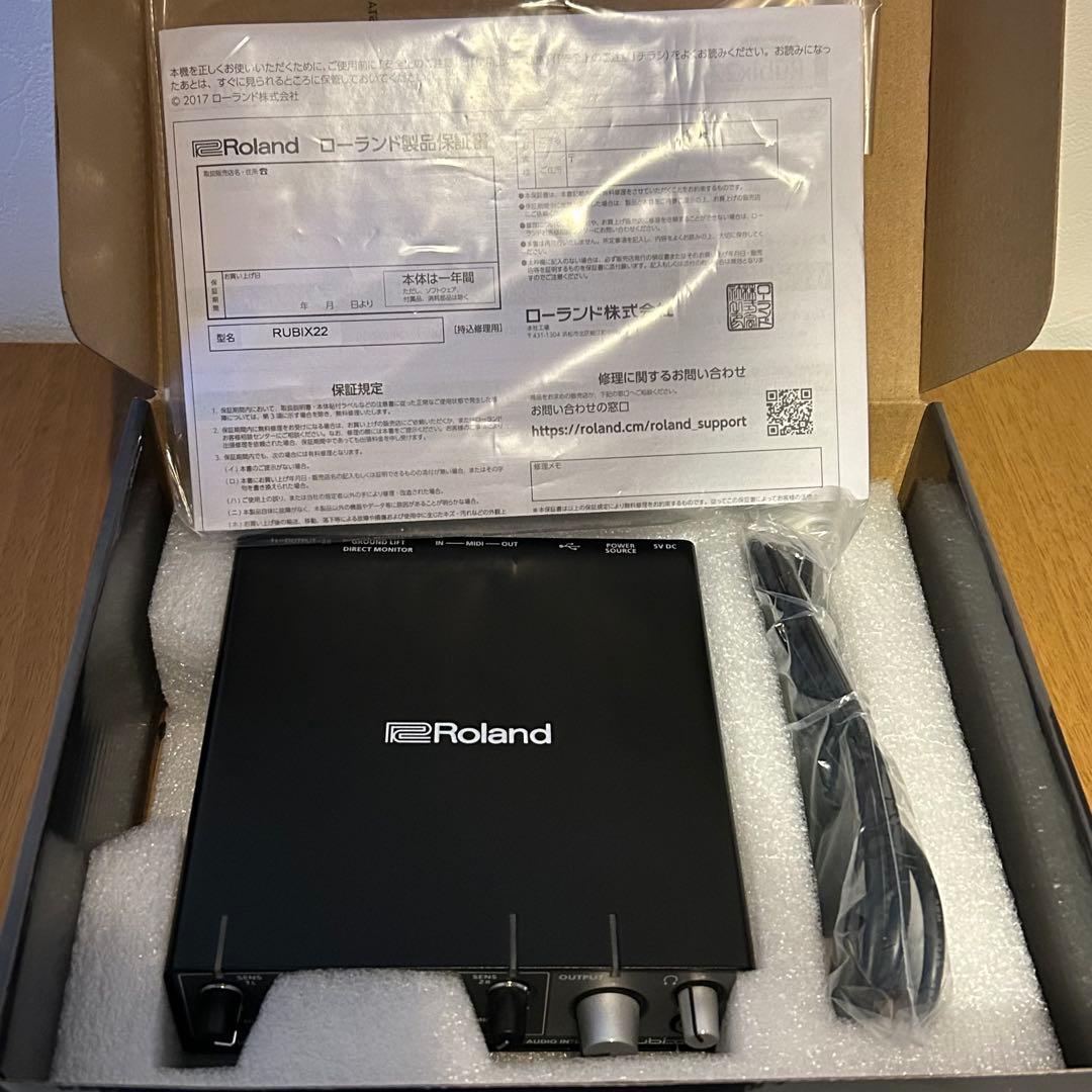 【美品】 Roland RUBIX22 USBオーディオインターフェイス