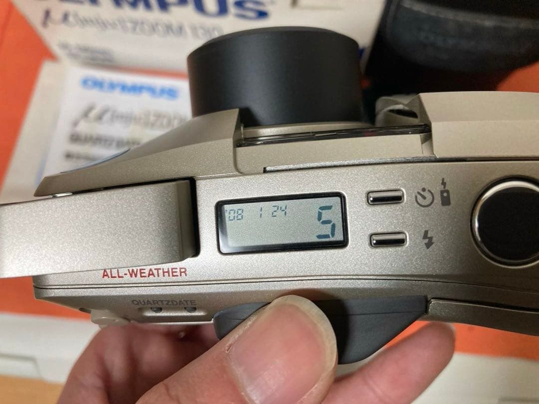 美品OLYMPUS μ[mju:] ZOOM 130 コンパクトカメラ