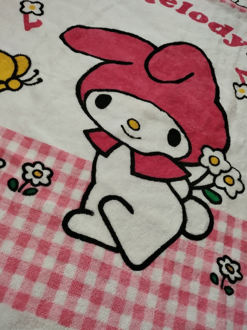 サンリオマイメロディ日本製バスタオル未使用レトロ
