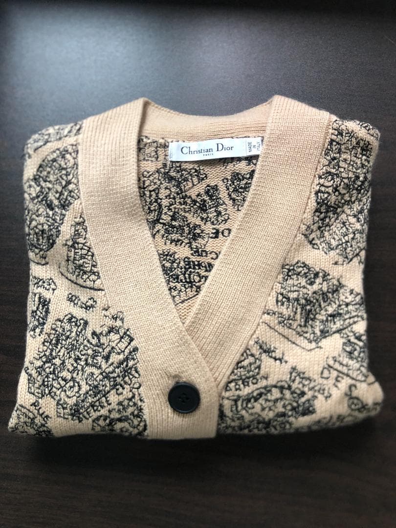 ニットセーター　レディース　ブラウン　長袖　コート　綺麗