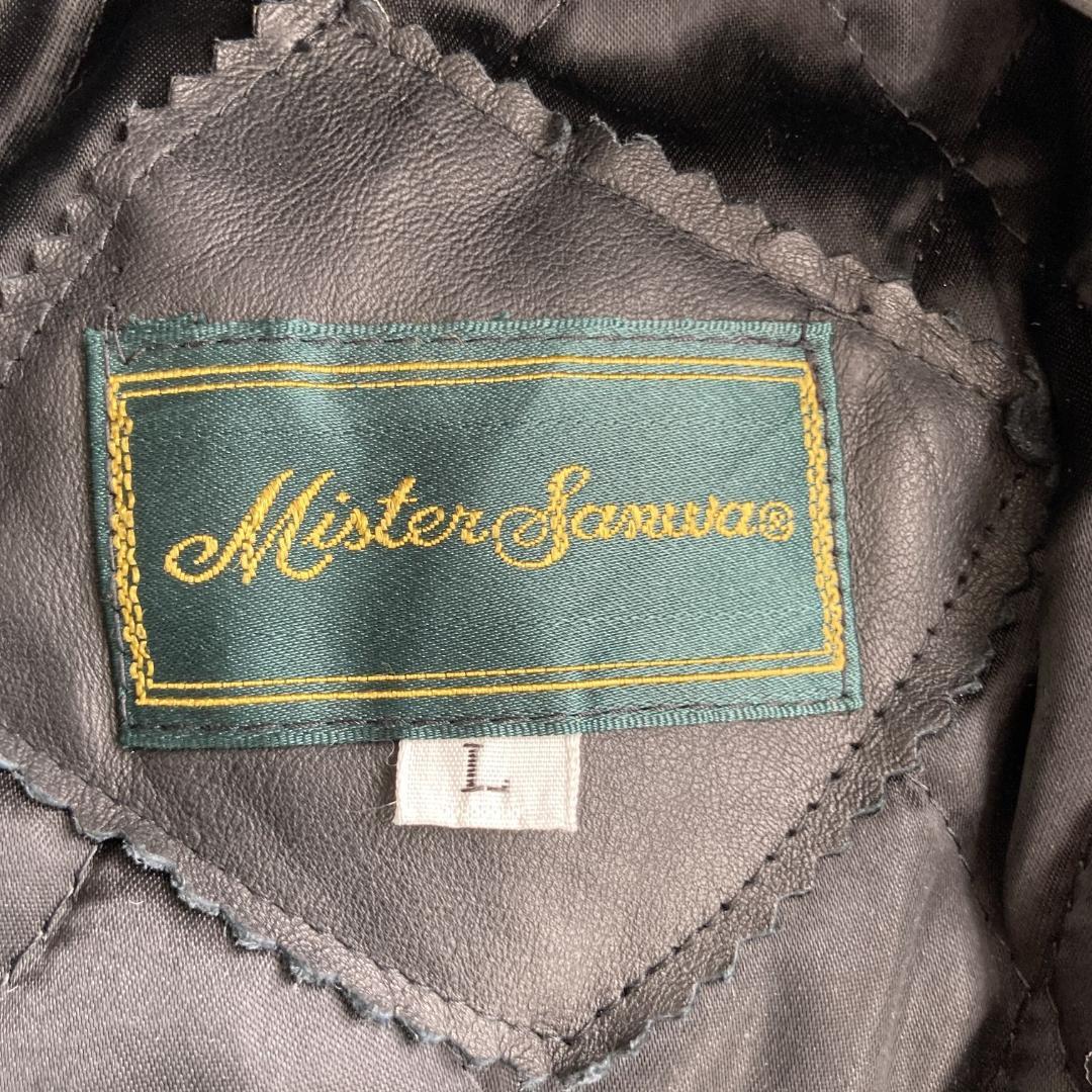 サイズＬ【タイプA-2】フライトレザージャケット 丈短レザーブルゾン ブラック