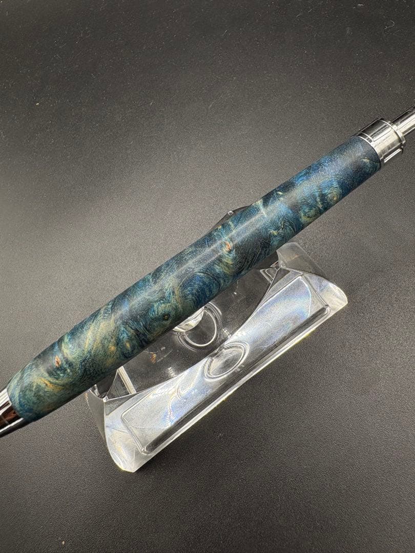 508 スタビライズドウッドバーチバール　木軸シャーペン　ボールペン