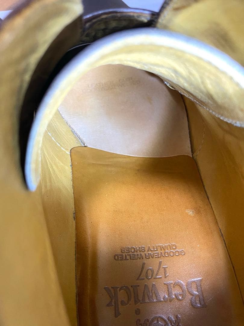 Berwick バーウィック ダブルモンク ブーツ 453 ヴィブラム ソール