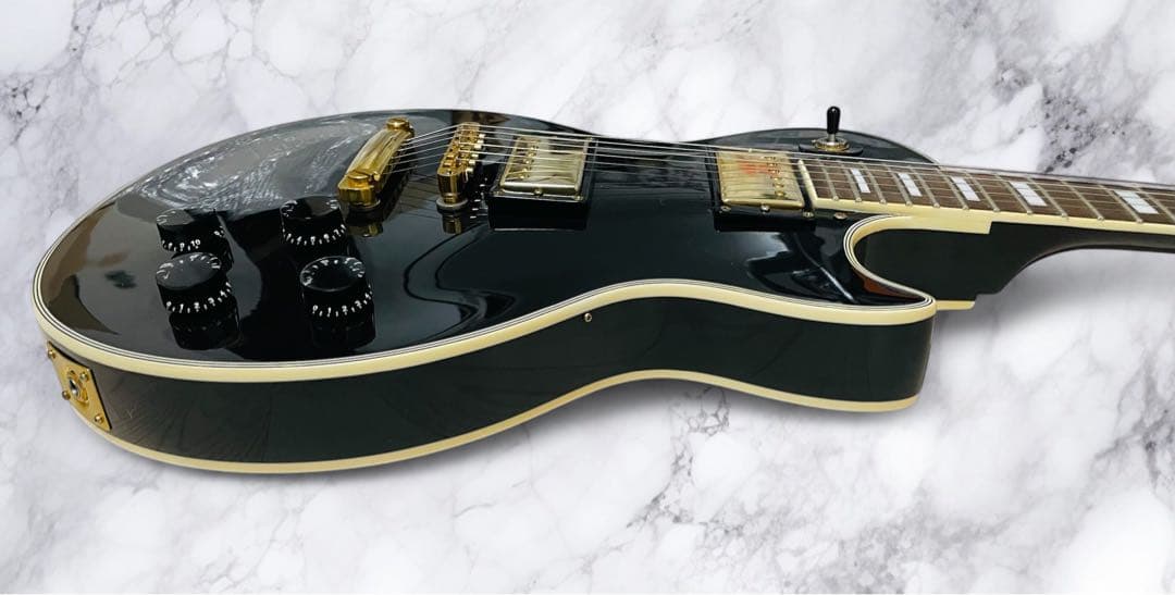 (美品) Photogenic LP-300C レスポールカスタム ブラック色