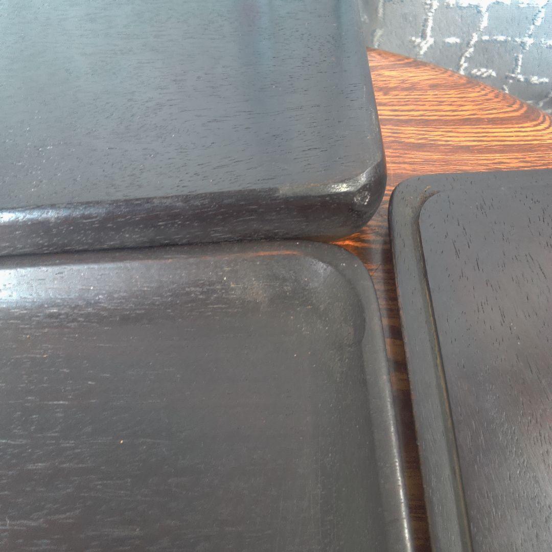 骨董６木製円形茶道具 蓋付き 約10cm