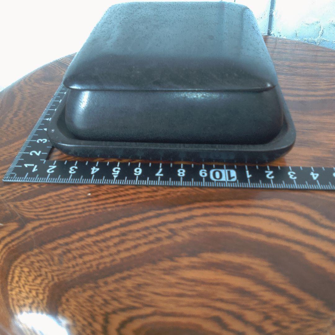 骨董６木製円形茶道具 蓋付き 約10cm