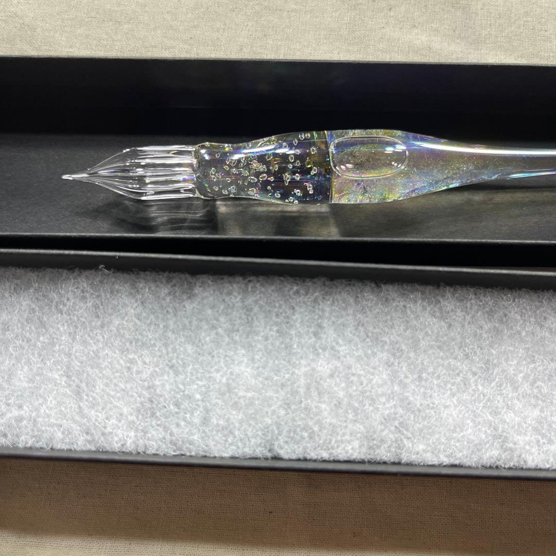 匿名配送　aunガラスペン　ストームガラスペンしゃぼん玉泡