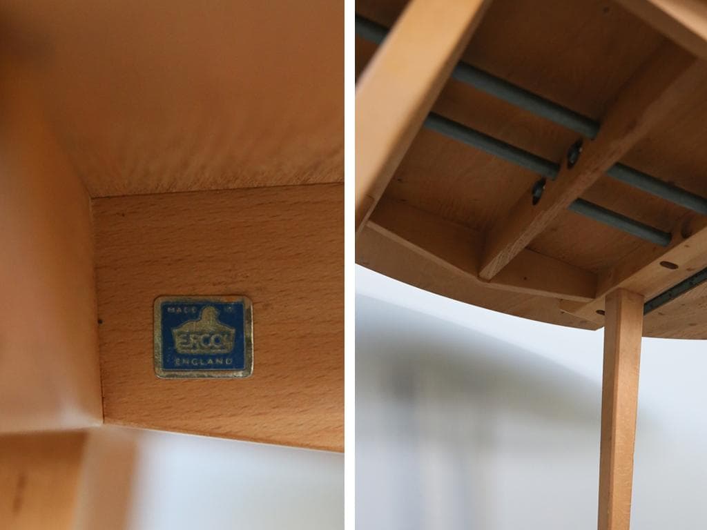 英国アンティークアーコールドロップリーフテーブル/ダイニング机(84-312)