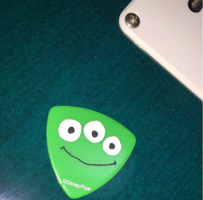 エレキギター  /ブルーブラック カバー＋ピック