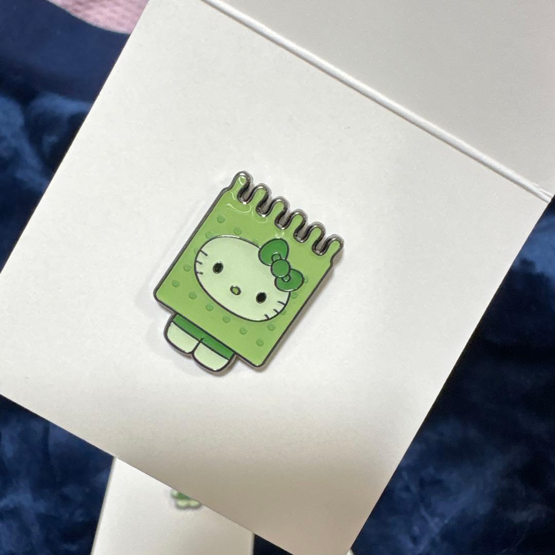 藻キティ　ピンバッチ　日本館　4個セット　万博　EXPO