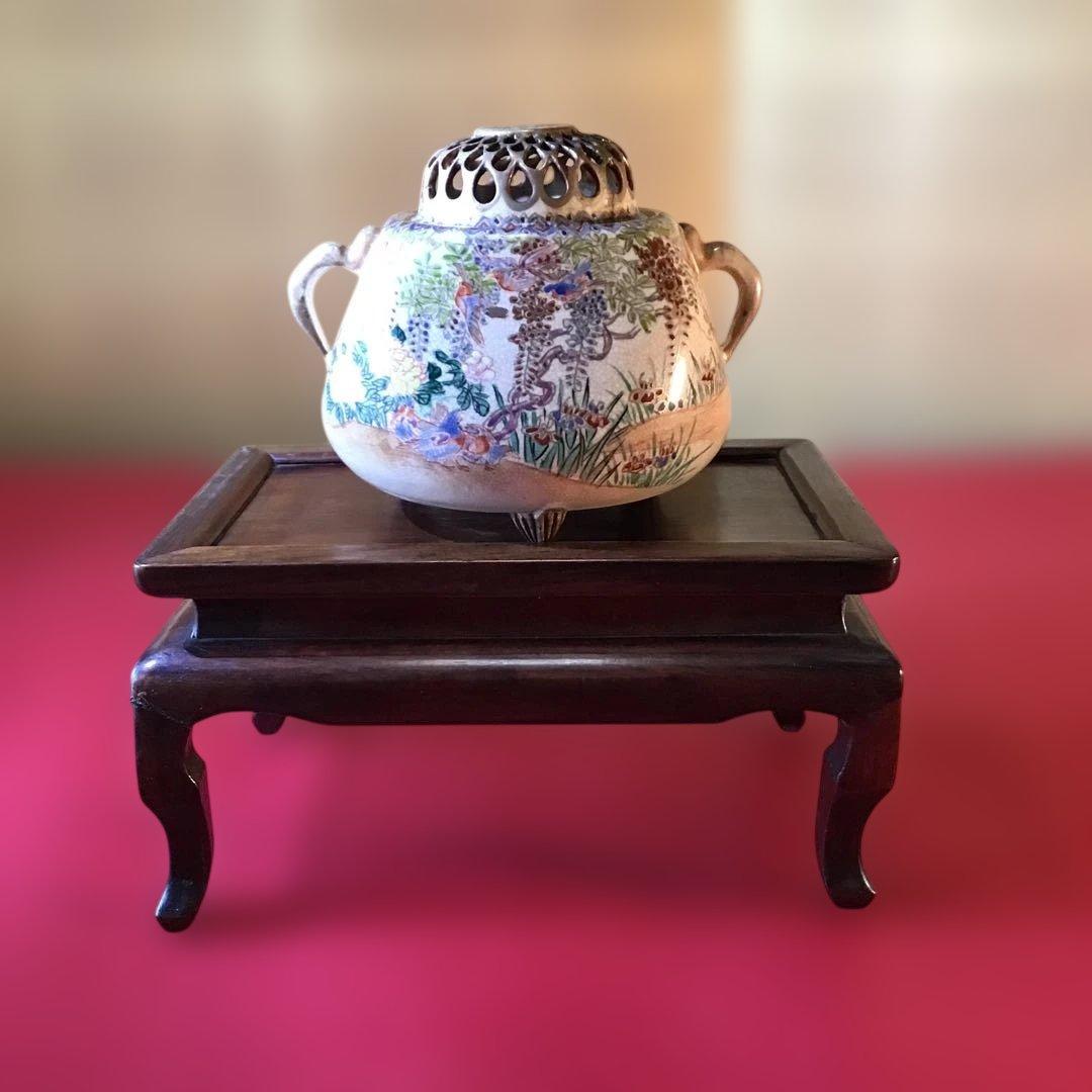 野々村仁清　香炉　時代物