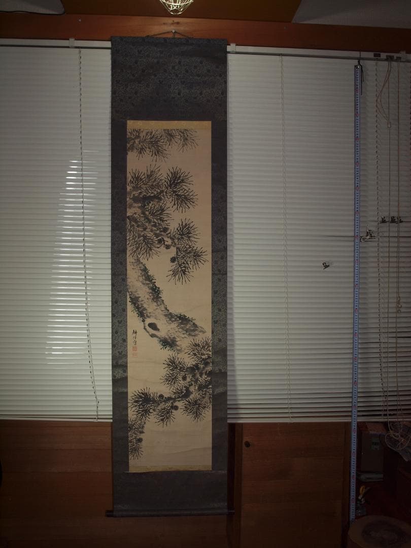 時代の掛軸　風景　肉筆保証　中国美术品 日本　中国<BR> X887C16-7